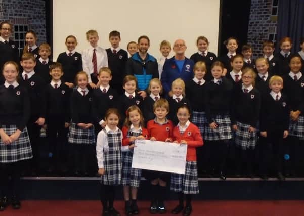 S. Anselm's pupils raise money for Edale Mountain Rescue Team.