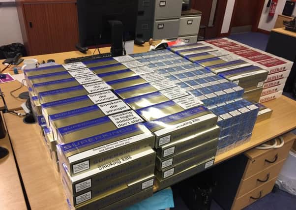 Illegal cigarettes with a retail value of Â£40,000 have been seized from a house in Chesterfield.