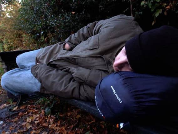 According to latest Government figures, 12 people in Chesterfield were thought to be sleeping rough each night in autumn last year up from six in 2010.