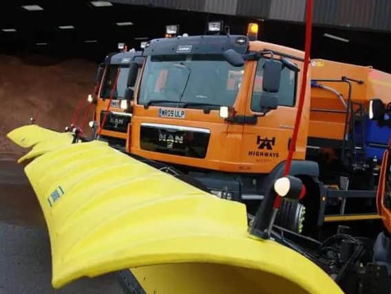 Derbyshire County Council is sending out its gritters.