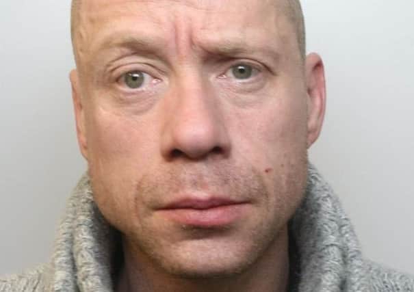 Pictured is Daniel Parkes, 40, of no fixed abode, who has been jailed for eight weeks after he breached a Criminal Behaviour Order for the fourteenth time.