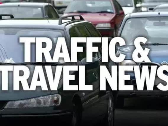 An accident on Chatsworth Road in Chesterfield is causing delays to bus services