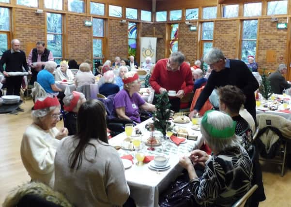 Chesterfield Scarsdale Rotary Club's senior citizens Christmas party.