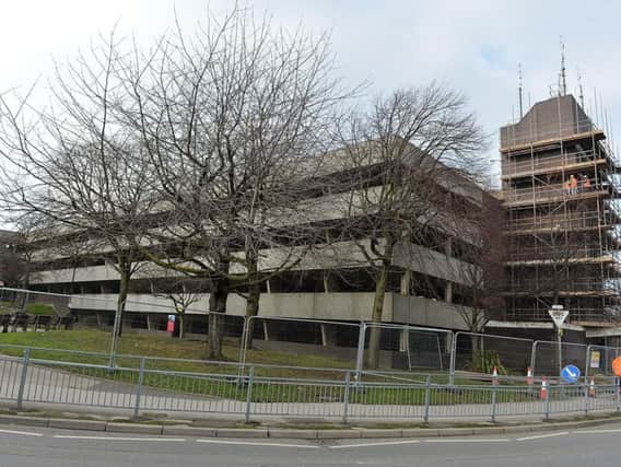 How the old Chesterfield car park looked before it was knocked down so a bigger, more modern replacement could be built