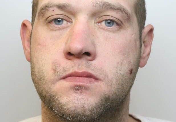 Pictured is Ian Gilding Thomas, 31, of Patchwork Row, Shirebrook, who has been jailed for ten weeks after he admitted committing a shed burglary, a shop theft and failing to surrender to custody.