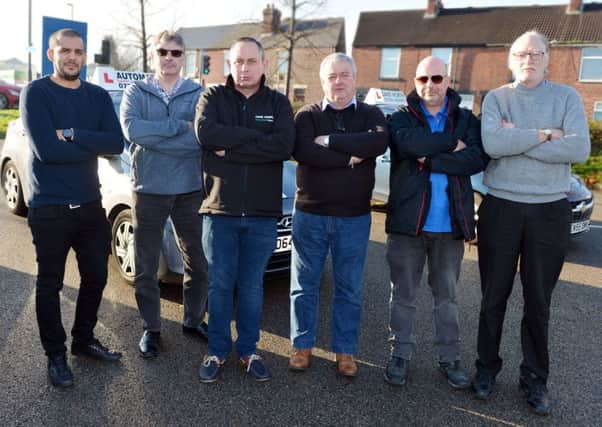 Driving Instructor Chris Marples has joined dozens of other instructors in the town in writing a letter to Derbyshire County Council highlighting concerns about Horns Bridge Roundabout. Robby Singh, Andy Saint, Chris Marples, David Worth, Richard Walker and Andrew Hone.