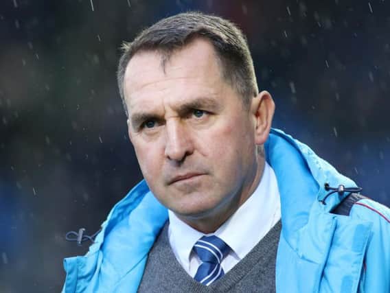 Martin Allen during the win over Salford.