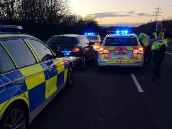 Image courtesy of Derbyshire Roads Policing Unit.