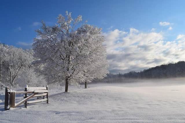 Snow is being forecast for Derbyshire this weekend