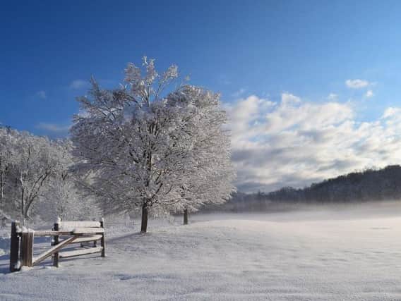 Snow is being forecast for Derbyshire this weekend