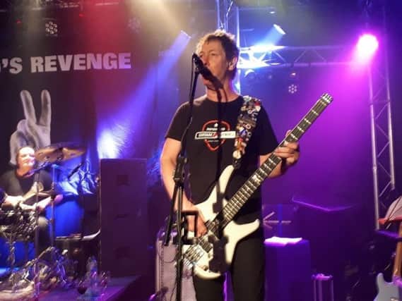 Rhino's Revenge play at Real Time Live, Chesterfield. Photo by Kev White.