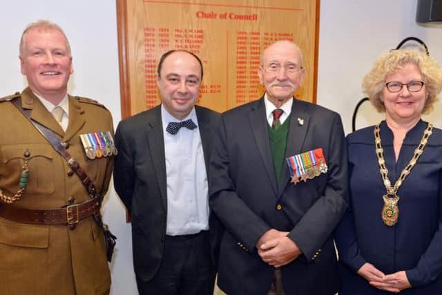 Jack Parrott has been presented with the Legion dhonneur.