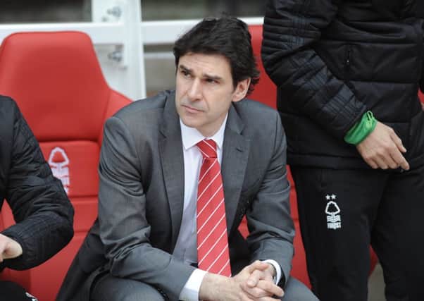 Forest manager Aitor Karanka
 saw his side chuck it away against Norwich.