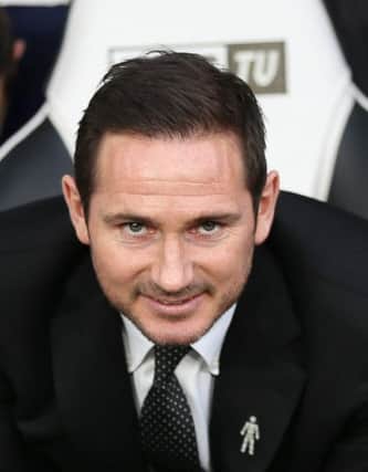Derby County Manager Frank LAMPARD at Pride Park Stadium Derby - 22-12-18  - image Jez Tighe