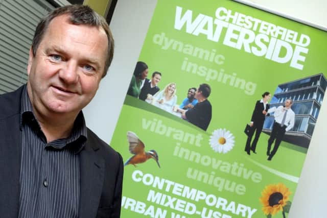 Peter Swallow, the man behind Chesterfield Waterside.