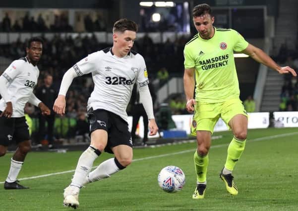 Derby County's Harry Wilson, who is up for the player of the month award. (PHOTO BY: Jez Tighe).