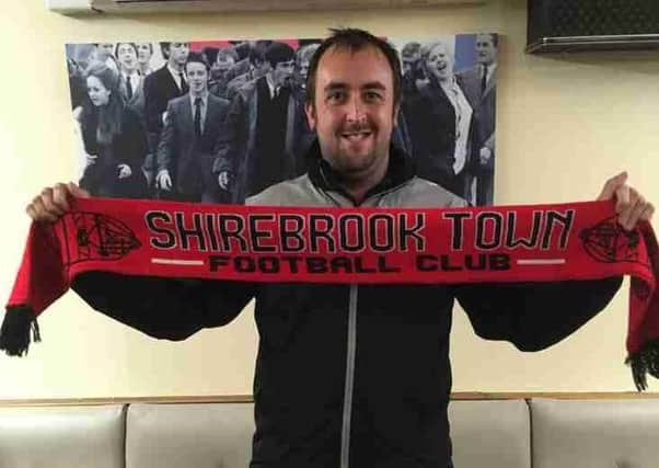 Gary Bryant, the new manager of Shirebrook Town.