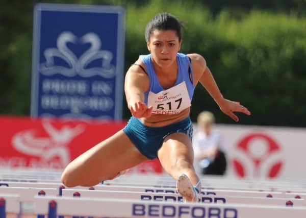 Alicia Barrett, one of two gold-medal winners fror Chesterfield and District Athletics Club.