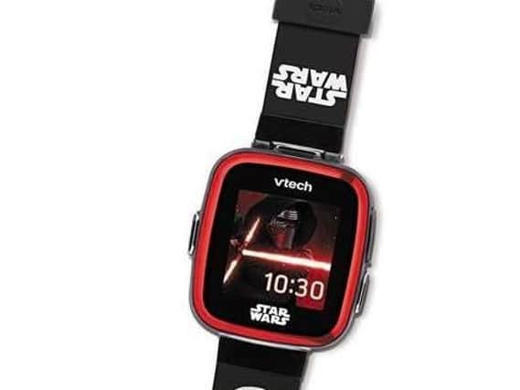 The Star Wars Vetch smart watch was lost in Chesterfield town centre on Saturday