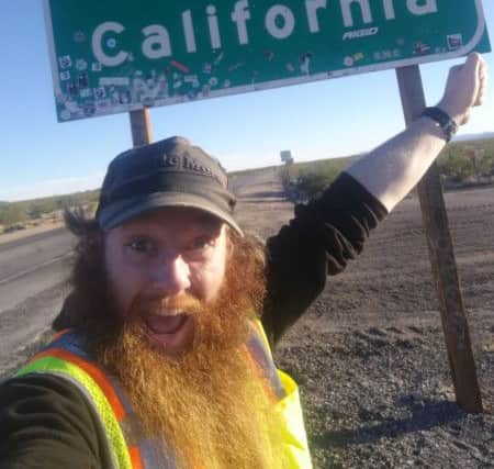 Eric in California. Picture submitted.