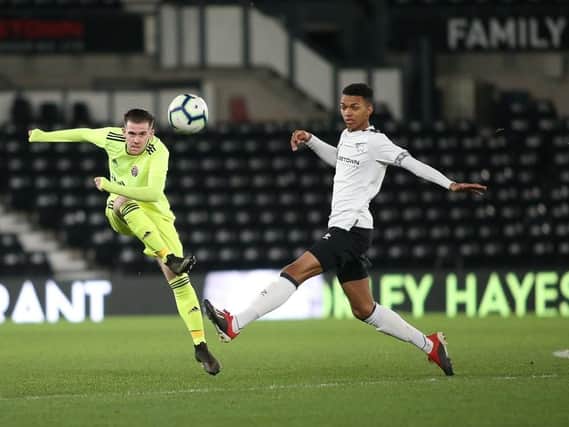 Match action from Derby County's FA Youth Cup win over Sheffield United. The Rams led 2-0 after an impressive first half display, before wrapping it up with another good second half performance.