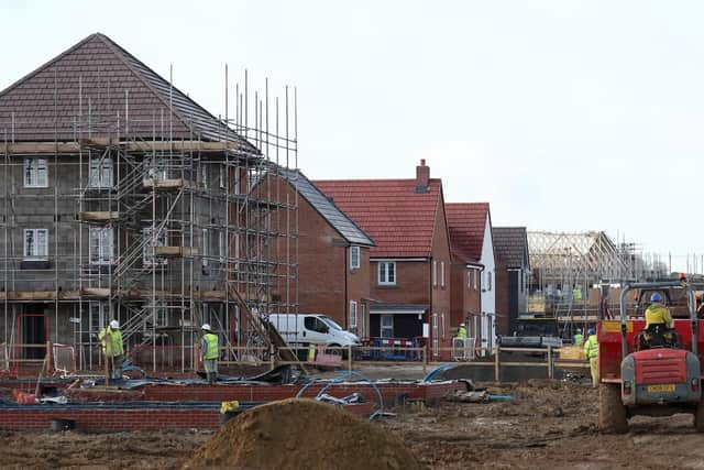House building rates have risen in Chesterfield