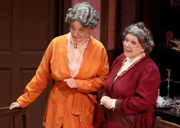 Karen Henson and Susan Earnshaw in Arsenic and Old Lace.