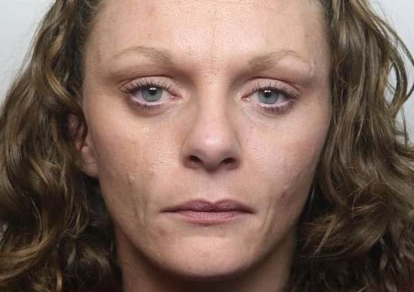 Pictured is Leanne Margaret Perkins, 30, of Church Street, South Normanton, Alfreton, who has been jailed for 18 weeks after she commited two thefts and breached a suspended prison sentence.