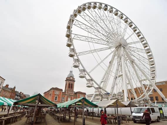 Chesterfield's observation wheel was a great success.