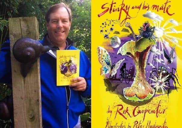 Rik Carpenter with his new book.