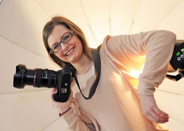 Jane-Louise Stevens who has set up a new photographic studio in Clay Cross.