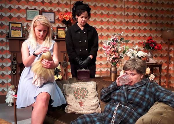 Anna Mitcham, Susie Hawthorne and Susan Earnshaw in The Killing of Sister George.