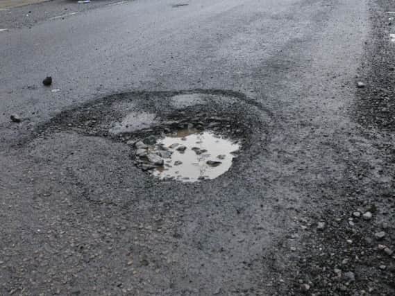 Potholes have been appearing on roads across Derbyshire after recent wintry weather.
