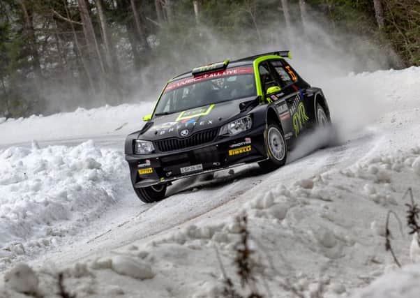 Rhys Yates on his way to securing a solid result in Sweden (PHOTO BY: Rally/Pixels).