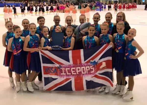 Matlock resident Abigail Wibberley, 11, was part of the Ice Pops squad which won the British Synchronized Skating Championships in January 2019.
