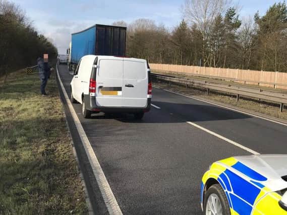 Picture by Derbyshire Roads Police.