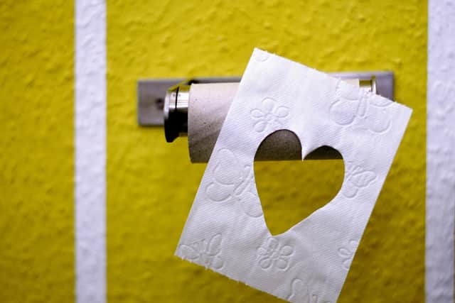 It's true, someone thought nothing said love more than some loo roll.