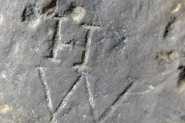 Witches' marks discovered at Creswell Crags.