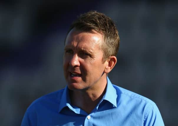 Dominic Cork. Pic credit: Getty images.