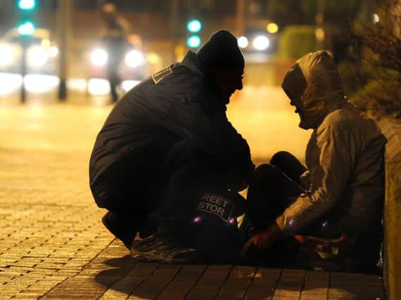 Chesterfield's street pastors help many people at the weekend.