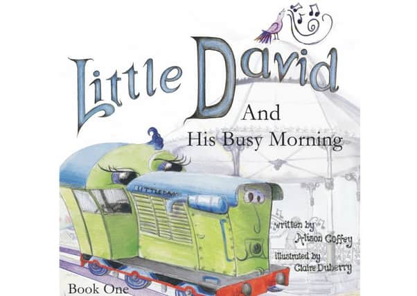 Little David, the train in Matlock's Hall Leys Park, is to star in a new series of children's books by debut author Alison Coffey and illustrator Claire Duberry.