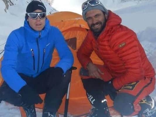 Climbers Tom Ballard and Daniele Nardi have been missing since February 24. Photo - GoFundMe page
