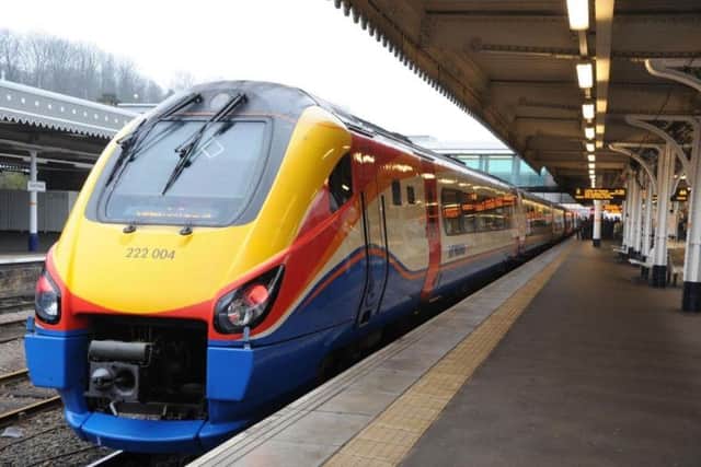 Train services between Chesterfield and London have been disrupted after a person was hit by a train