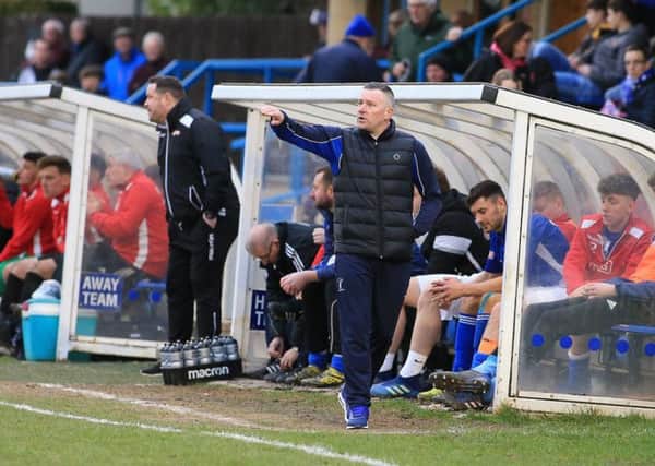 Matlock Town Manager Dave Frecklington is set to give youth a go. Pic by Jez Tighe.
