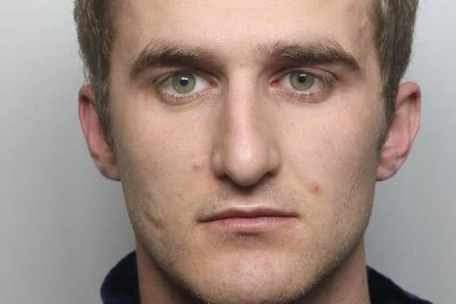 Pictured is Bernard Tola, 26, of Drewry Lane, Derby, who has been jailed for four years after he was found guilty of sexually assaulting a Belper woman.