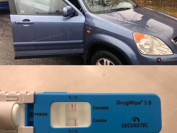 The motorist was stopped after driving unsupervised with a provisional licence and no L plates.