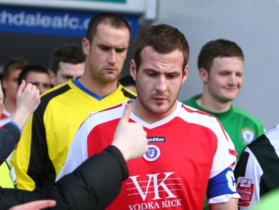 Leven was captain of the Spireites for a season