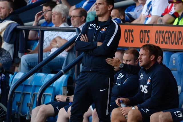Peter Leven, right, was assistant manager at Kilmarnock
