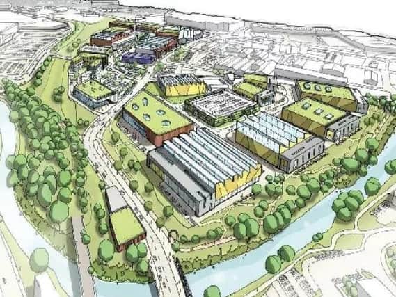 Graphic showing the Meadowhall Way development