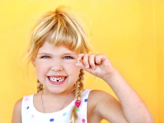 Most children have a full set of 20 milk or baby teeth by the age of three and start losing them by the age of five or six. They tend to fall out in the same order they came, with the front centre lower teeth going first.